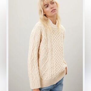 Madewell cable knit sweater